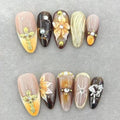1070 Handmade Nail Wear Nail Art Reusable Press on Nails False Nails