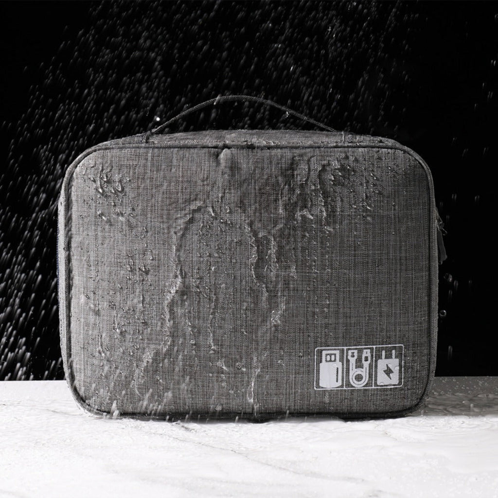 Data cable storage bag, large-capacity grid charger storage bag, mobile hard disk, earphone bag, travel portable waterproof digital bag.
