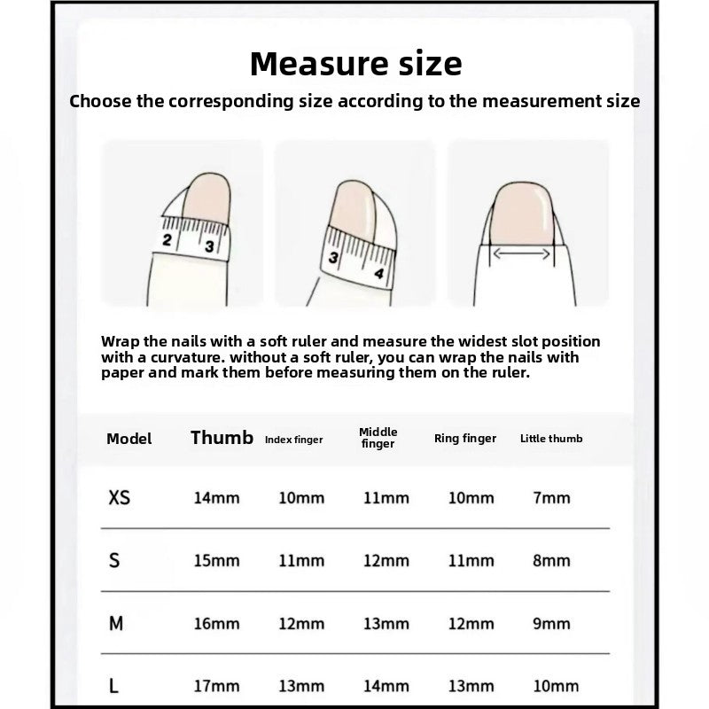 1035- Handmade press on nails fake nails removable