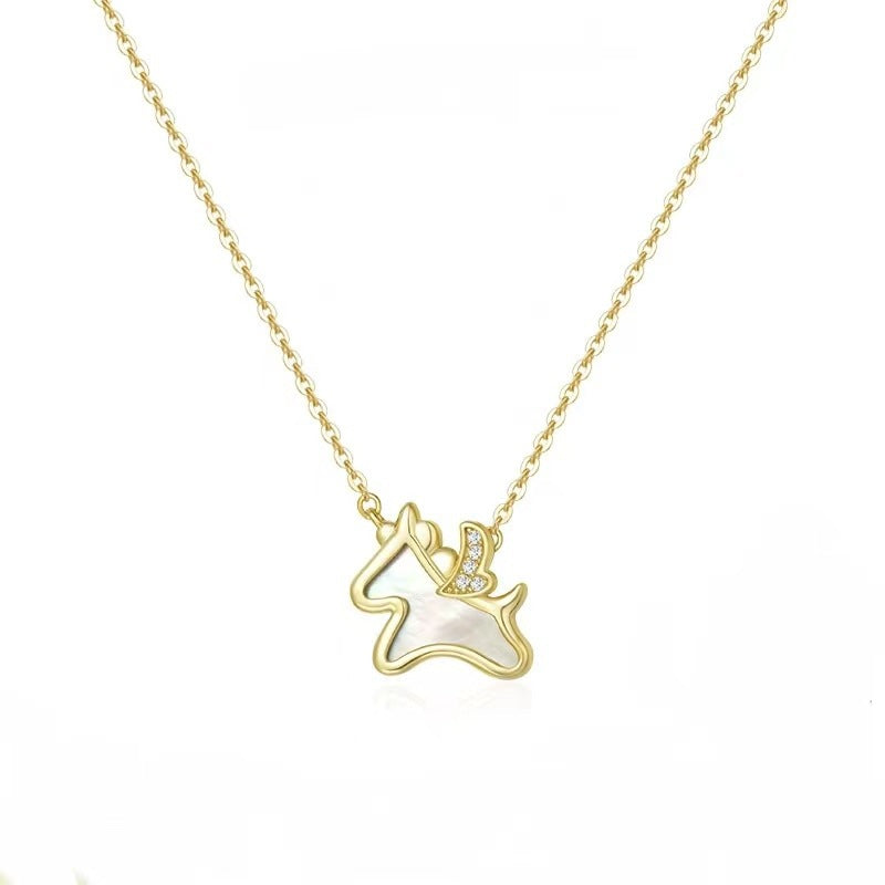 Dreamy Moon & Butterfly Necklace