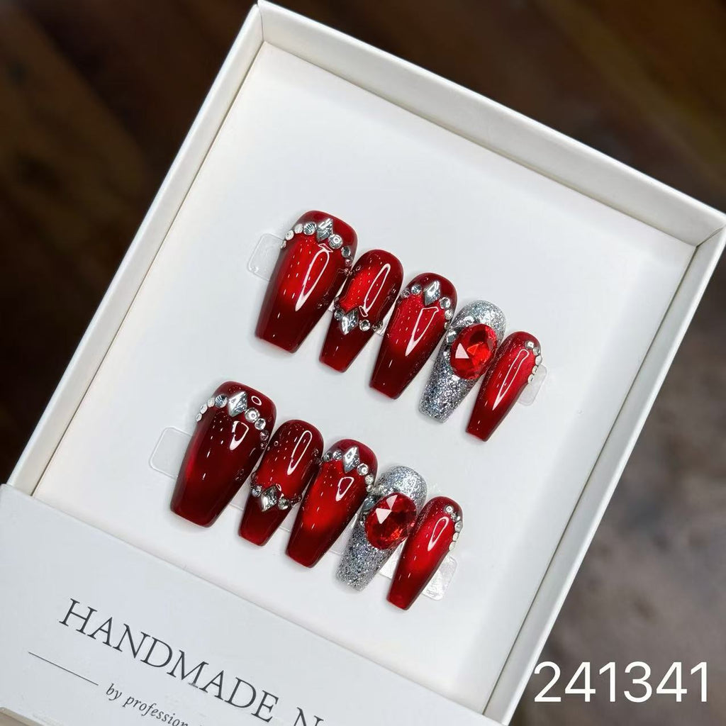 1030- Handmade press on nails fake nails removable