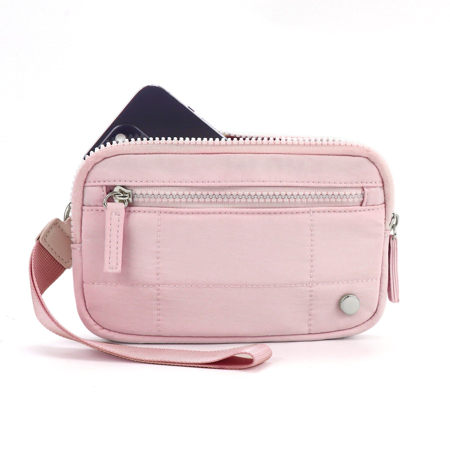 Transparent PVC Card Bag – Portable Wrist Bag for Bank Card & Change Storage
