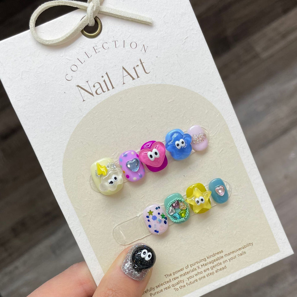 0938- Handmade press on nails fake nails removable