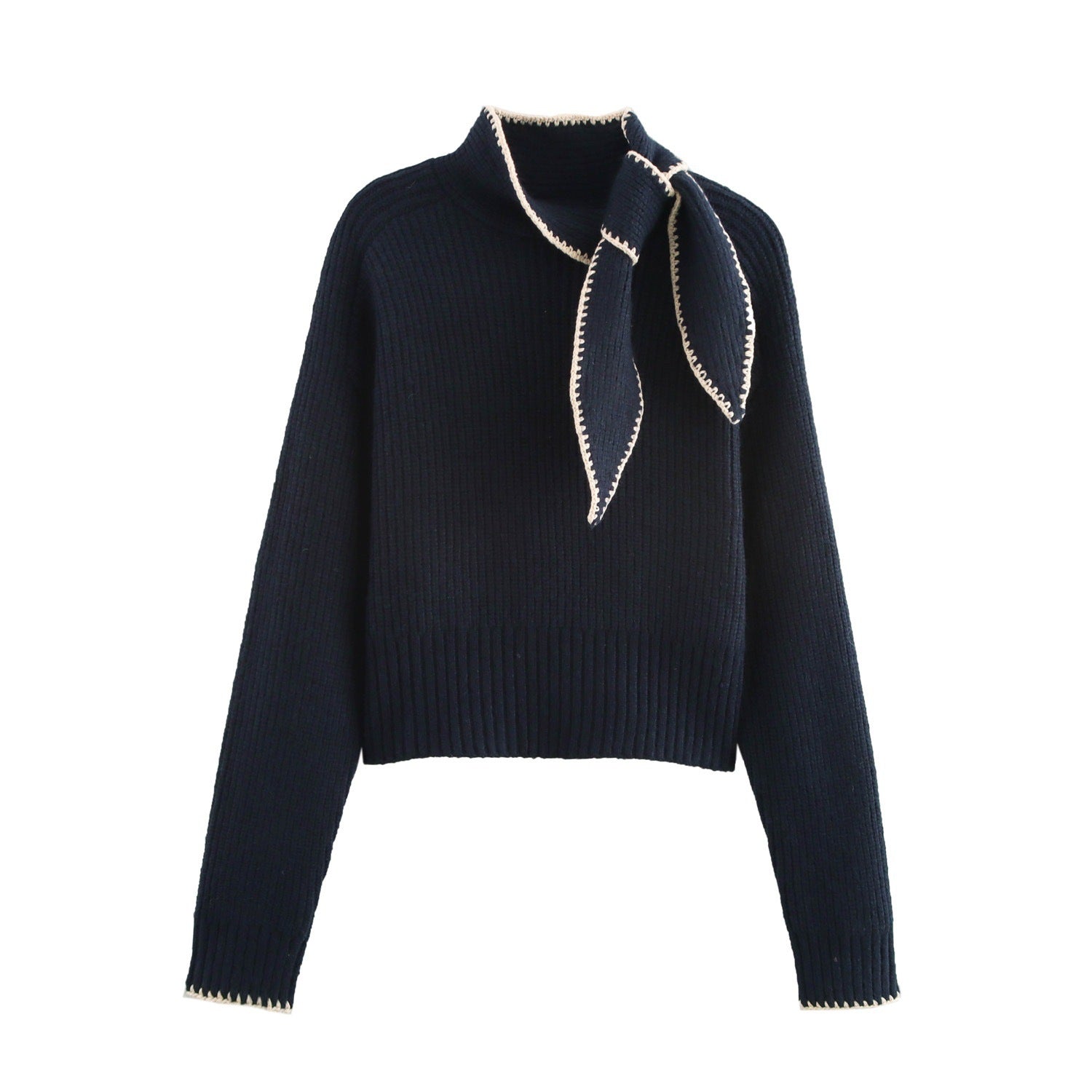 Sweet Bow Detail Knit Sweater