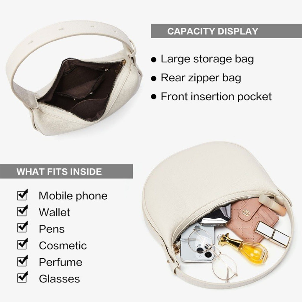 Half Moon Bag, Shoulder Strap Adjustable Shoulder Bag, Hobo Bag for Women