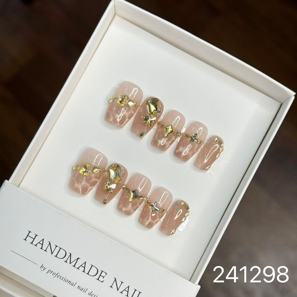 1031- Handmade press on nails fake nails removable