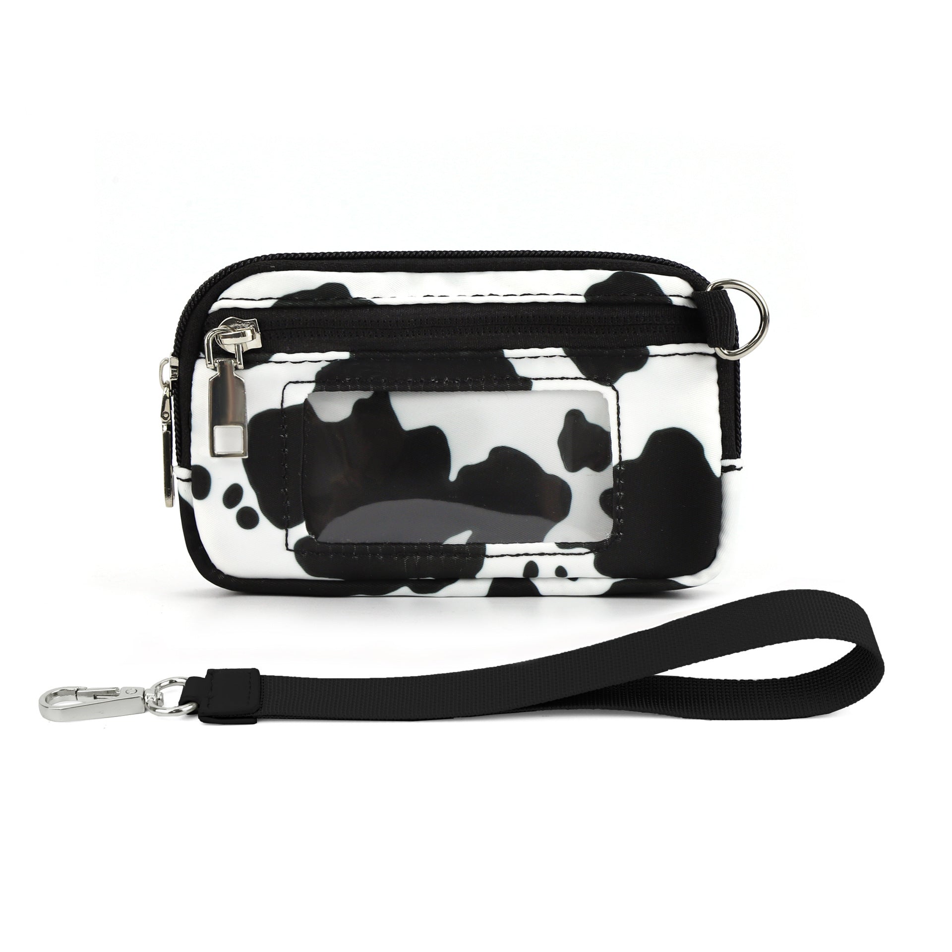 Transparent PVC Card Bag – Portable Wrist Bag for Bank Card & Change Storage