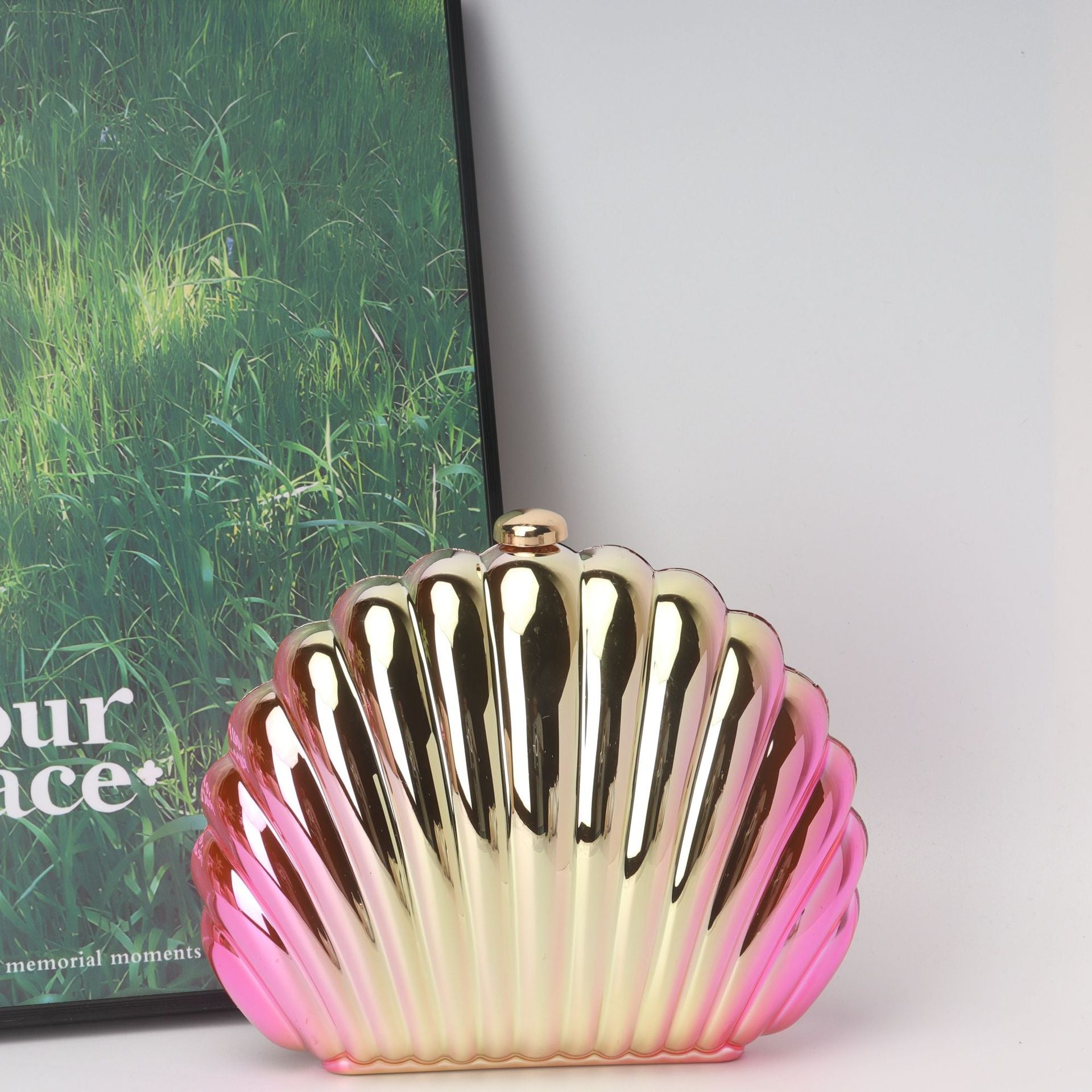 Shell Box Bag, Clutch Purse, Dinner Purse evening Clutch Purse Party, Prom Bag, Party Purse,