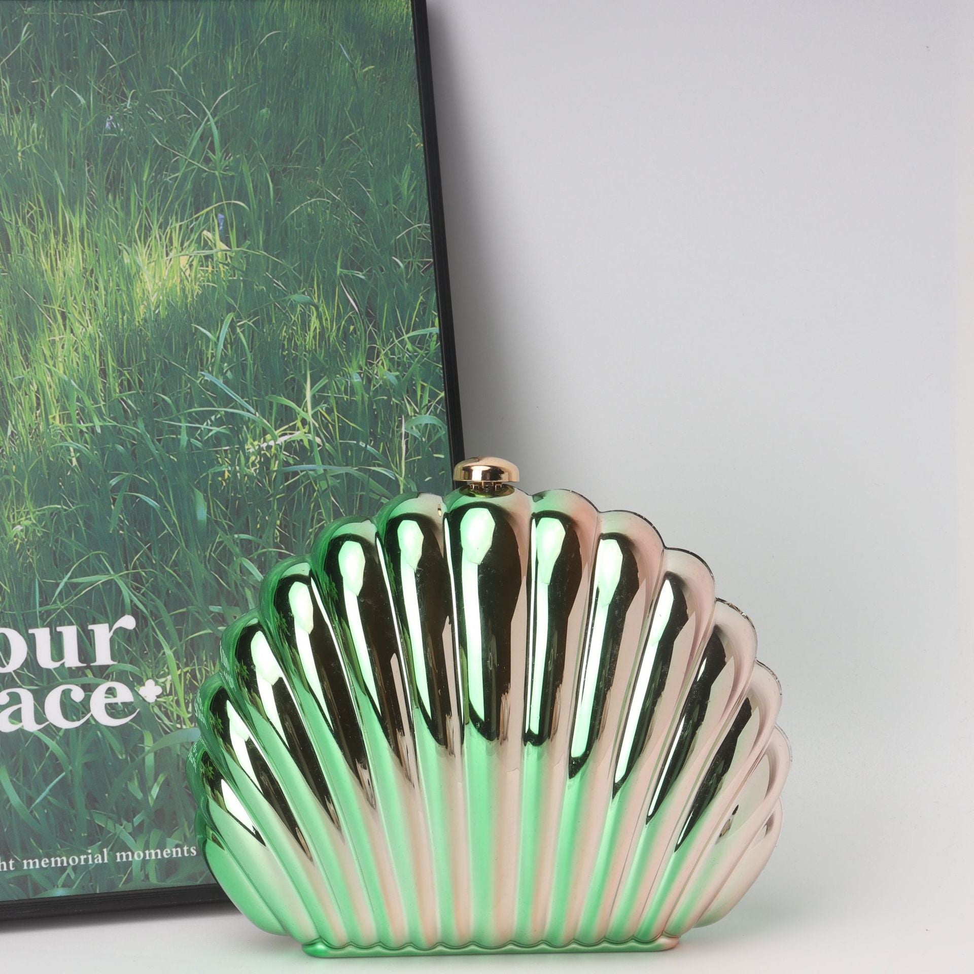 Shell Box Bag, Clutch Purse, Dinner Purse evening Clutch Purse Party, Prom Bag, Party Purse,