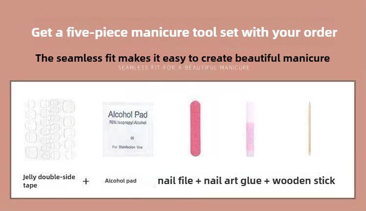 0952- Handmade press on nails fake nails removable